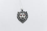 Stg Silver Lions Head Pendent IRP02