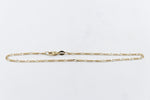 9ct Gold 3:1 figaro Link Anklet FIG31A