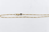9ct Gold 3:1 figaro Link Anklet FIG31A