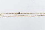 9ct Gold 3:1 figaro Link Anklet FIG31A