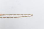 9ct Gold 3:1 figaro Link Anklet FIG31A