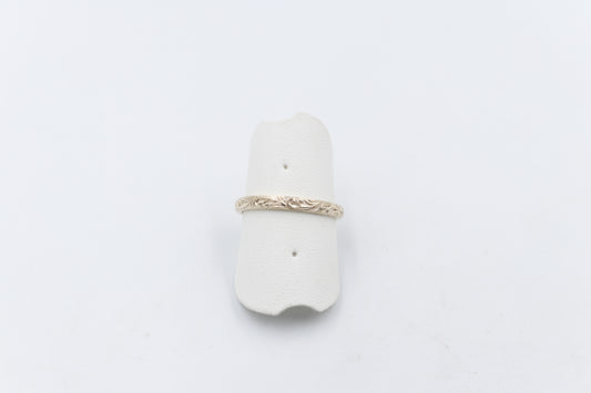 9ct Gold Antique Wedding Band J1258 2.3mm
