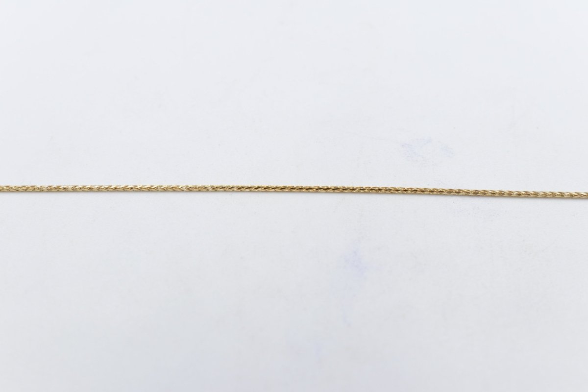 9ct Gold Wheatsheaf Link Anklet WHSH01A