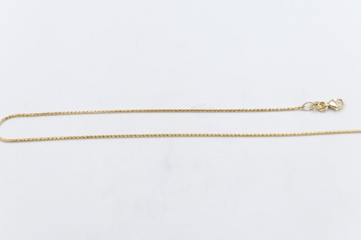 9ct Gold Wheatsheaf Link Anklet WHSH01A