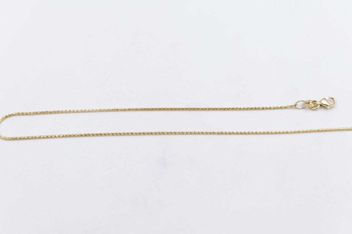 9ct Gold Wheatsheaf Link Anklet WHSH01A