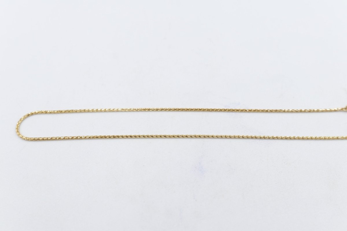 9ct Gold Wheatsheaf Link Anklet WHSH01A