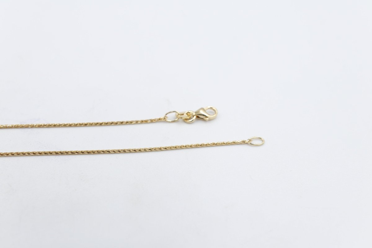 9ct Gold Wheatsheaf Link Anklet WHSH01A