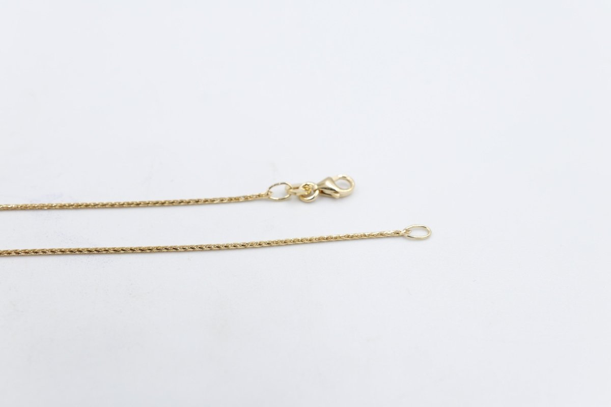 9ct Gold Wheatsheaf Link Anklet WHSH01A