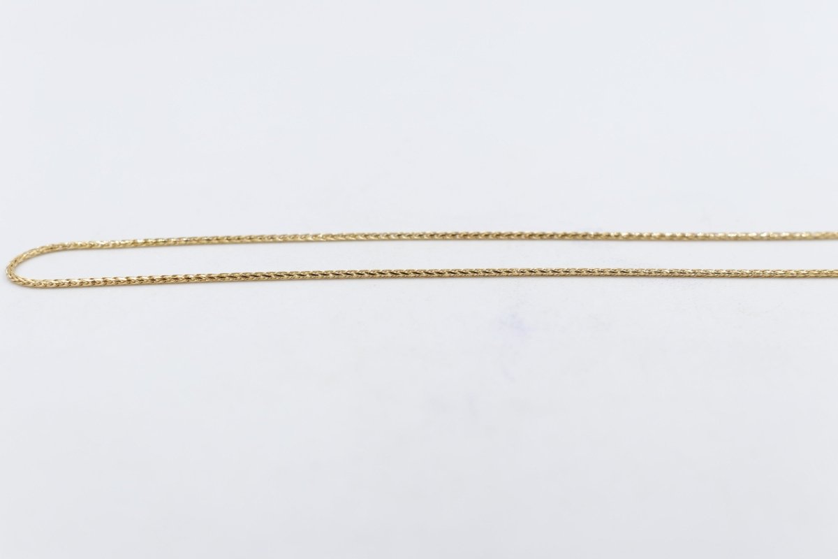 9ct Gold Wheatsheaf Link Anklet WHSH01A