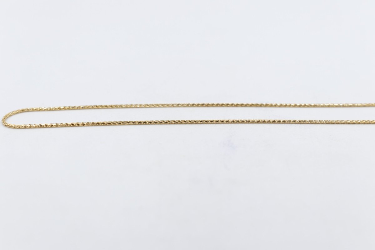 9ct Gold Wheatsheaf Link Anklet WHSH01A