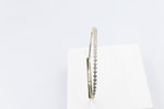 10K Gold Lab Diamond set Flex Bangle with clasp 0.80ct