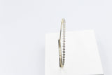 10K Gold Lab Diamond set Flex Bangle with clasp 0.80ct