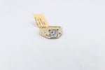 10ct Yellow Gold Lab Grown Diamond Mens Ring TDW 1ct