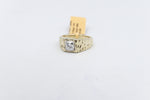 10ct Yellow Gold Lab Grown Diamond Mens Ring TDW 1ct