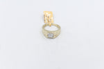 10ct Yellow Gold Lab Grown Diamond Mens Ring TDW 1ct