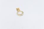 10ct Yellow Gold Lab Grown Radiant Cut Diamond Mens Ring TDW 1ct