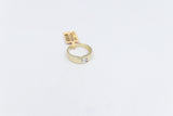 10ct Yellow Gold Lab Grown Radiant Cut Diamond Mens Ring TDW 1ct