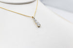 14kt Gold Set TDW 1ct Solitaire Lab Grown Diamond Pendent