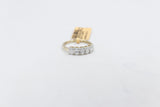 14ct Yellow Gold Lab Grown Oval Diamond 1ct TDW Ring