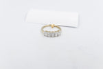 14ct Yellow Gold Lab Grown Oval Diamond 1ct TDW Ring