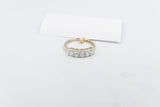 14ct Yellow Gold Lab Grown Oval Diamond 1ct TDW Ring