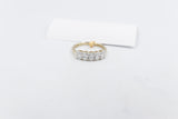 14ct Yellow Gold Lab Grown Oval Diamond 1ct TDW Ring