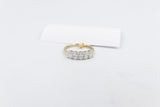 14ct Yellow Gold Lab Grown Oval Diamond 1ct TDW Ring