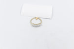 14ct Yellow Gold Lab Grown Oval Diamond 1ct TDW Ring