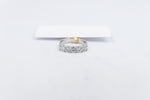 10ct White Gold Lab Grown Diamond  5 stone 1 carat Ring