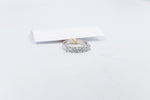 10ct White Gold Lab Grown Diamond  5 stone 1 carat Ring