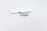 10ct White Gold Lab Grown Diamond  5 stone 1 carat Ring