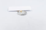 10ct White Gold Lab Grown Diamond  5 stone 1 carat Ring