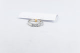 10ct White Gold Lab Grown Diamond  5 stone 1 carat Ring