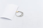 14ct White Gold Lab Grown Diamond  3 stone 1 carat Ring