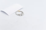 14ct White Gold Lab Grown Diamond  3 stone 1 carat Ring