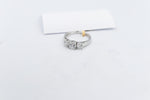 14ct White Gold Lab Grown Diamond  3 stone 1 carat Ring