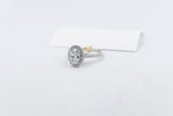 14ct white Gold Lab Grown Oval Diamond carat Ring 1.25ct