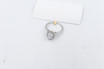 14ct white Gold Lab Grown Oval Diamond carat Ring 1.25ct