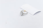 14ct white Gold Lab Grown Oval Diamond carat Ring 1.25ct