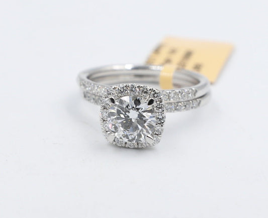 14ct White Gold Lab Grown Diamond Set TDW 1.5ct