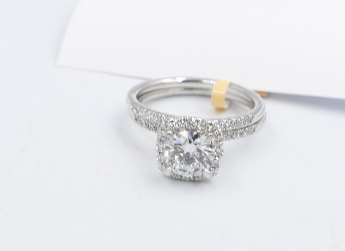 14ct White Gold Lab Grown Diamond Set TDW 1.5ct