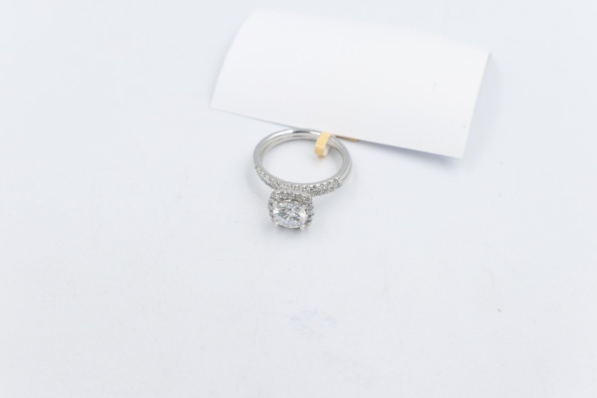 14ct White Gold Lab Grown Diamond Set TDW 1.5ct