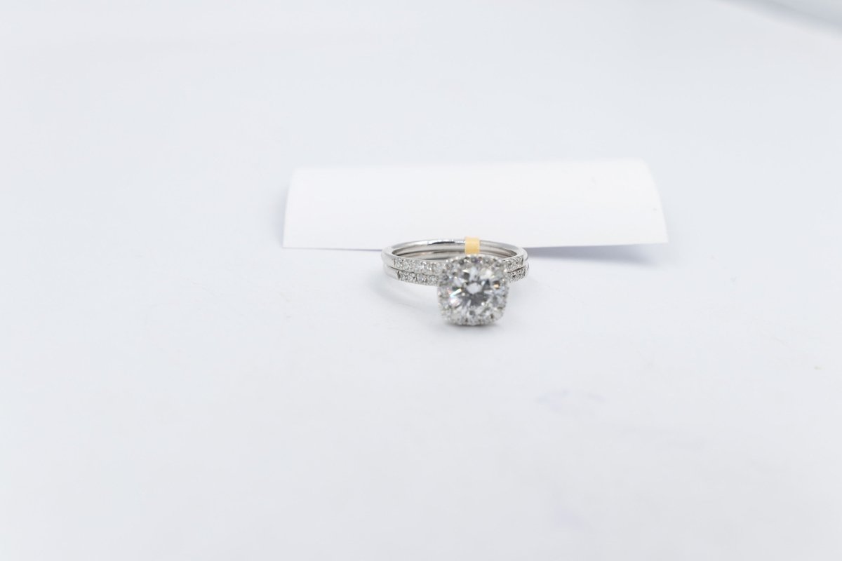 14ct White Gold Lab Grown Diamond Set TDW 1.5ct