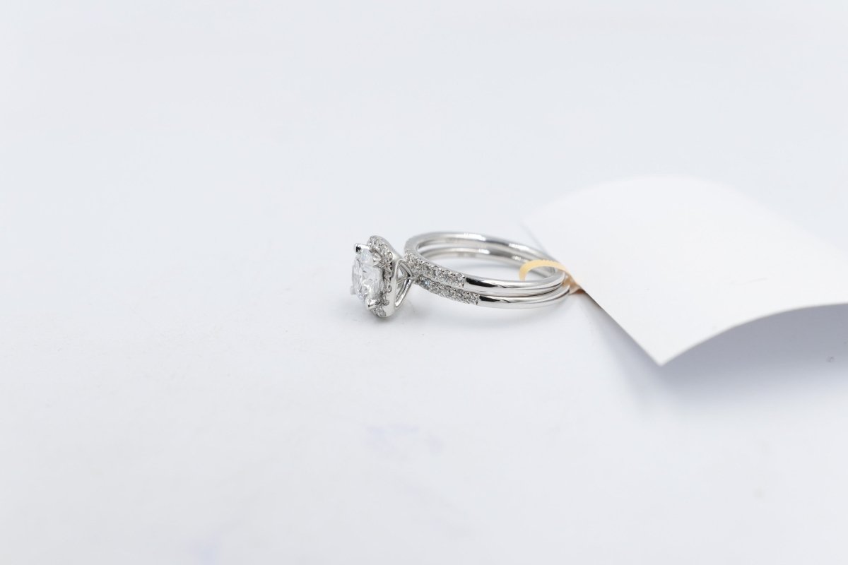 14ct White Gold Lab Grown Diamond Set TDW 1.5ct