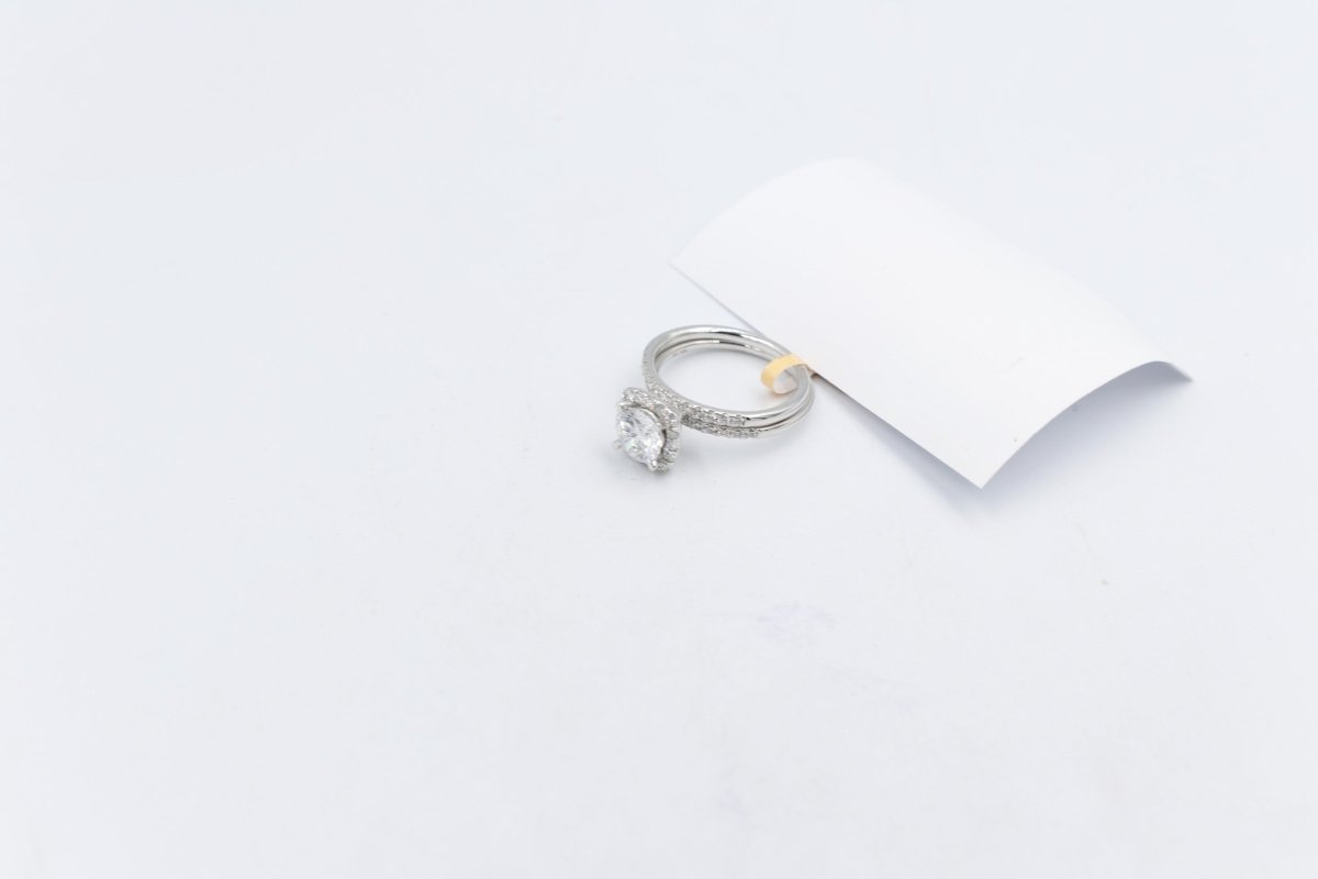 14ct White Gold Lab Grown Diamond Set TDW 1.5ct