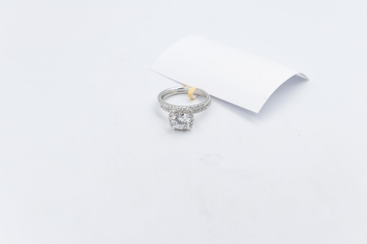 14ct White Gold Lab Grown Diamond Set TDW 1.5ct
