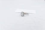 14ct White Gold Lab Grown Radiant Cut Diamond Set TDW 1.25ct