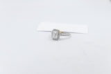 14ct White Gold Lab Grown Radiant Cut Diamond Set TDW 1.25ct