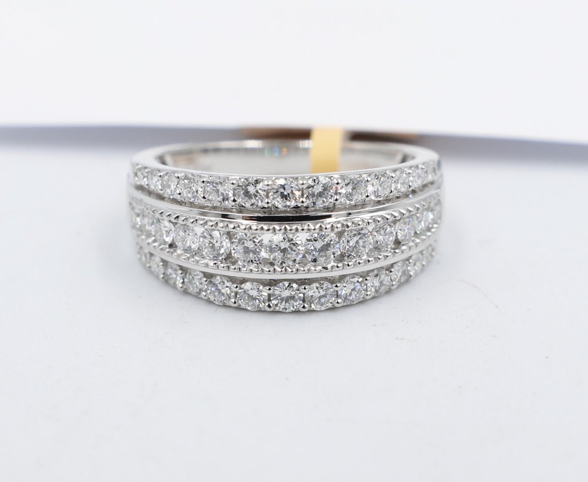 10ct White Gold Lab Grown Diamond  Fashion Ring 1 ct TDW