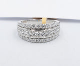 10ct White Gold Lab Grown Diamond  Fashion Ring 1 ct TDW